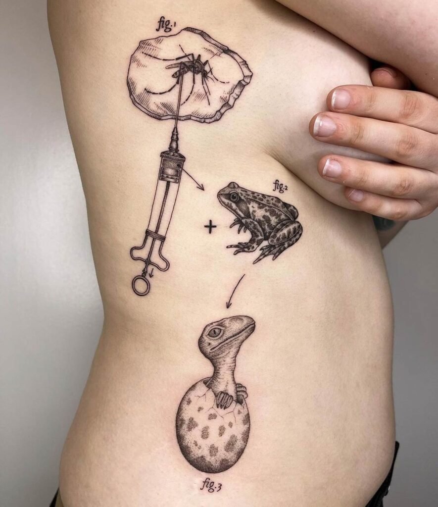 Dinosaur Dna Tattoo | Tattoo Ideas